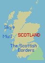 Location of the Scottish Borders