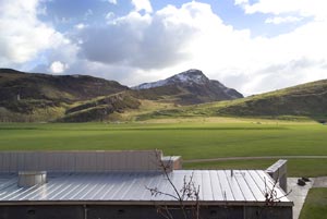 View of Arthur's Seat from the Rangers' cabin