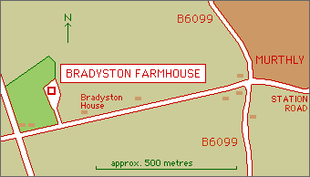 Directions to Bradyston Farmhouse