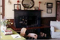 interior of the cottage