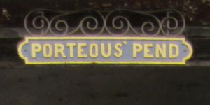 Porteous Pend sign