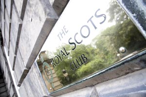 Entrance to the Royal Scots Club