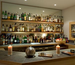 The bar specialising in whiskies