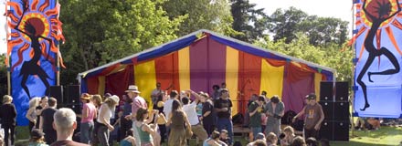 The Old Walled Garden Music Stage