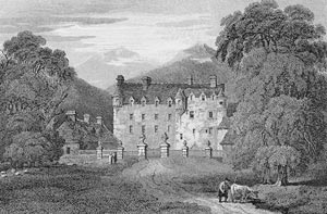 Traquair depicted in an engraving published in 1815